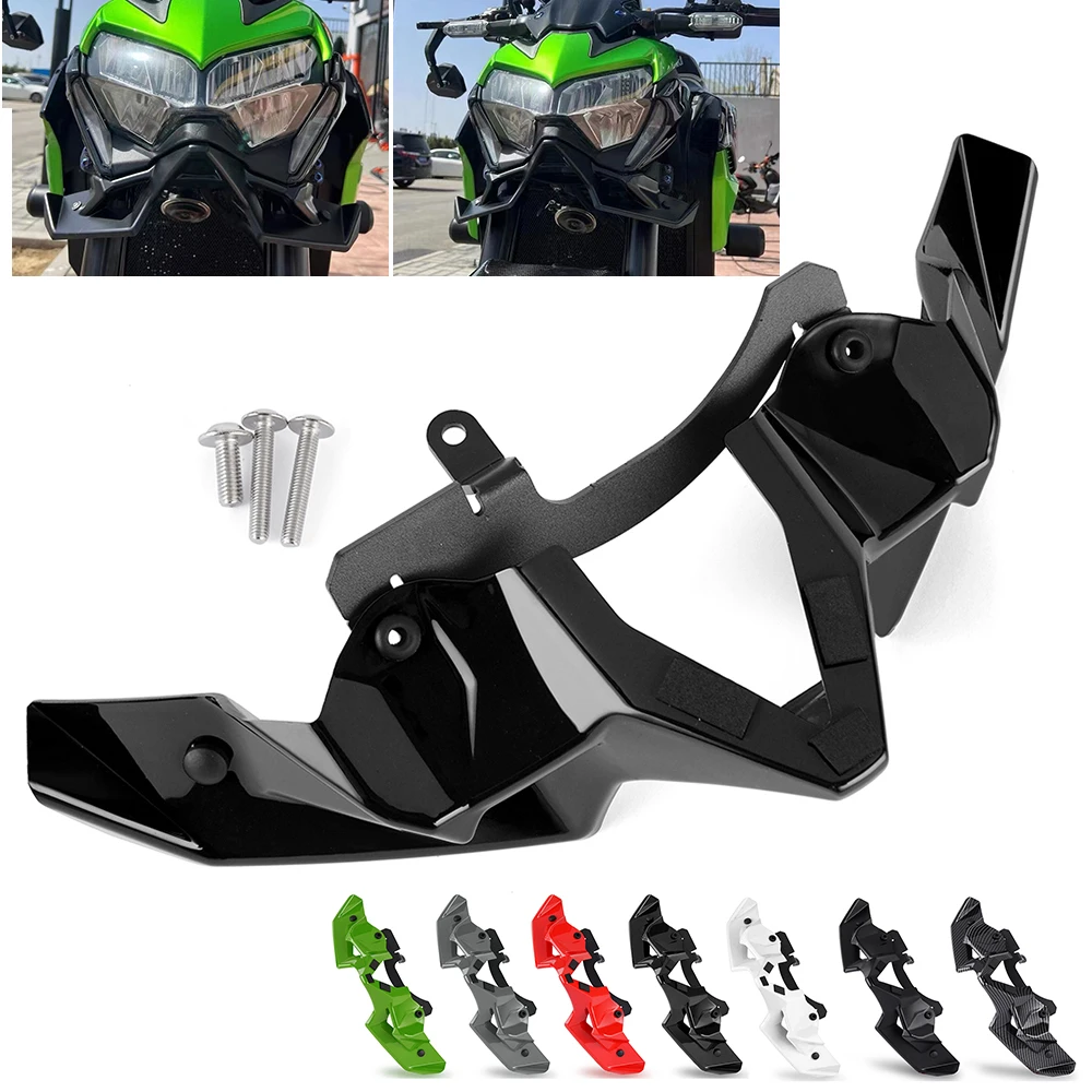 

2020-2022 Z900 Motorcycle Front Fairing Aerodynamic Winglets Lower Protection Guard Cover for Kawasaki Z 900 Z900 2020 2021 2022