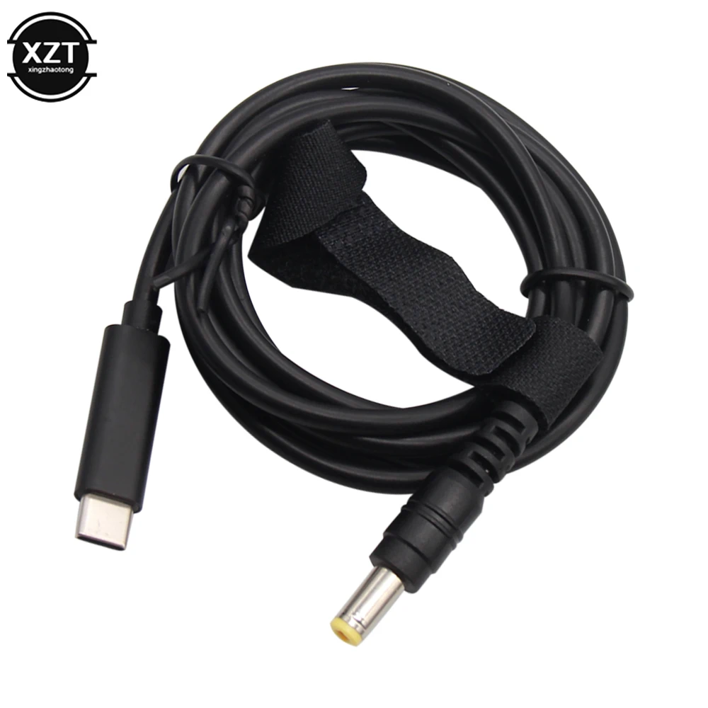 PD2.0 3.0 a DC 5.5*2.5 Decoy Trigger Adapter Cable TYPE-C PD Decoy Line 65W Notebook Charger Wire 1.5M