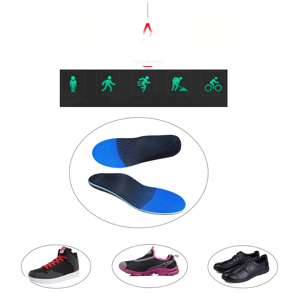 Flat Foot Orthopedic Insoles For Shoes Arch Support Inner Slab-foot Inversion Flat Foot Correction Insole For Men And Women