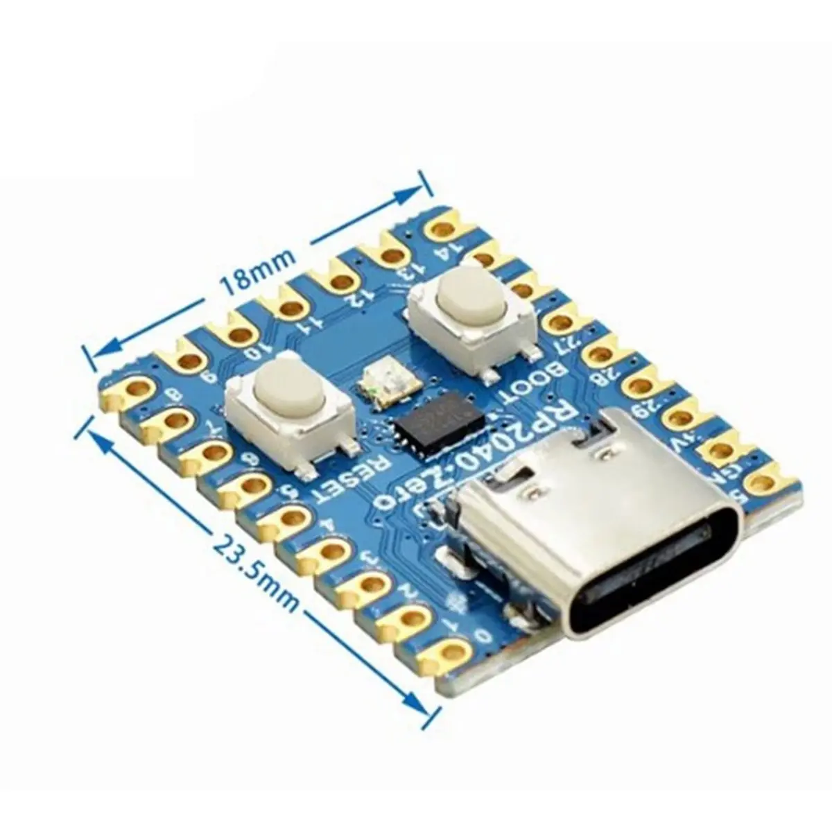 11·11COUPON 2PCS RP2040-Zero RP2040 for Microcontroller Development Board Module Dual-Core M0+ Processor 2MB Flash