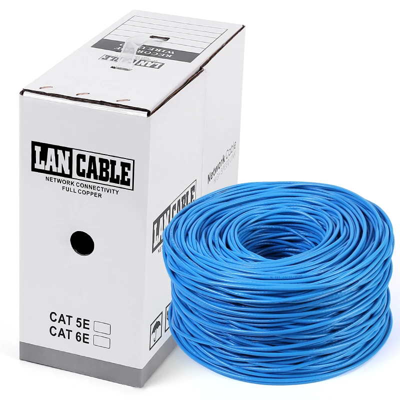 Ethernet Cable Cat 6 10Gbps Network Cable 5M 10M 15M 30M 50M Twisted Pair Patch Cord Internet UTP cat6 e Lan Cable Ethernet RJ45