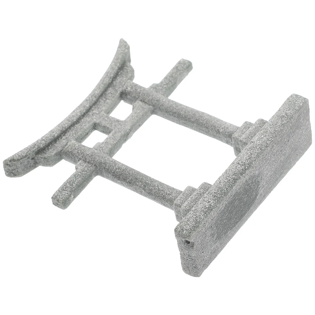 

1pc Creative Japanese Style Fish Tank Aquarium Stone Sculpture Garden Landscape Decoration Desktop Adornment Grey Outdoor