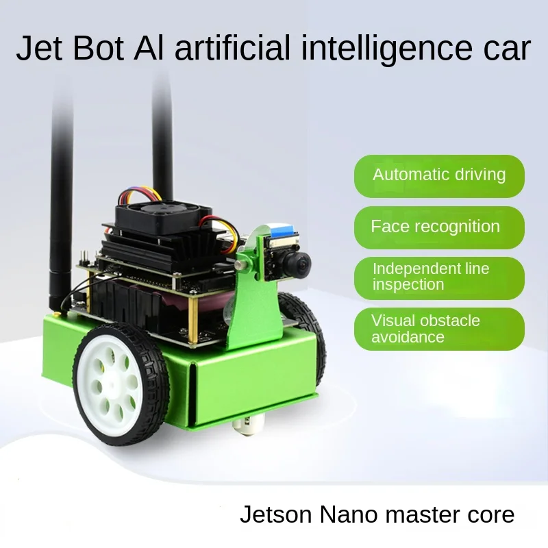 

FOR Jetson Nano JetBot AI Artificial Intelligence Robot Car Monitoring Object Recognition