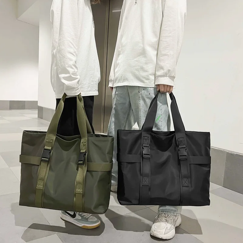 New Large Capacity Travel Men handbag Casual big shoulder bags for men Unisex Couple tote bag Short Distance travel mens bag