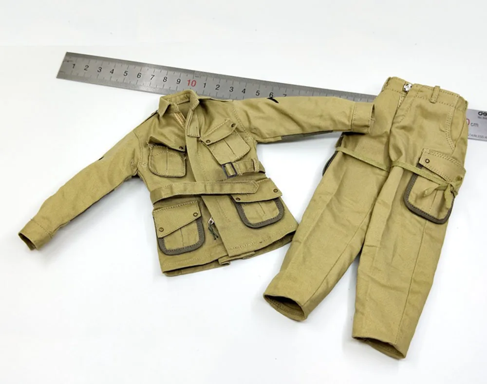 1/6 SoldierStory SS126 WWII US 101 Battalion Private First Class Ryan Military Dress Uniform Tops Pant Vest Fit 12