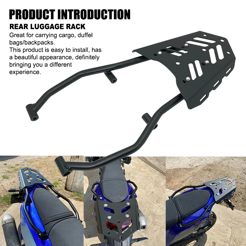 Suporte de bagagem traseiro para motocicleta para Yamaha, suporte superior, rack de carga para Yamaha Tenere 700 XTZ 700 T700 Tenere700 XTZ700 2019-2024 2022 2023