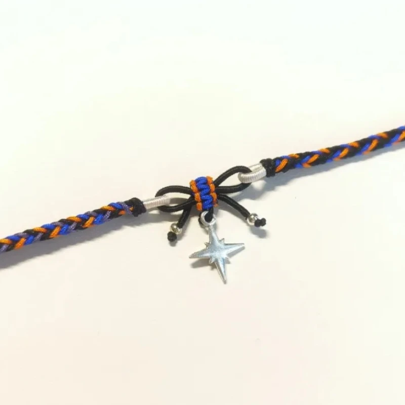 Qin Che Li Shen Qi Yu Shen Xinghui Bow Braided Bracelet with The Same Style As Popular Anime Peripheral Characters Student Gifts