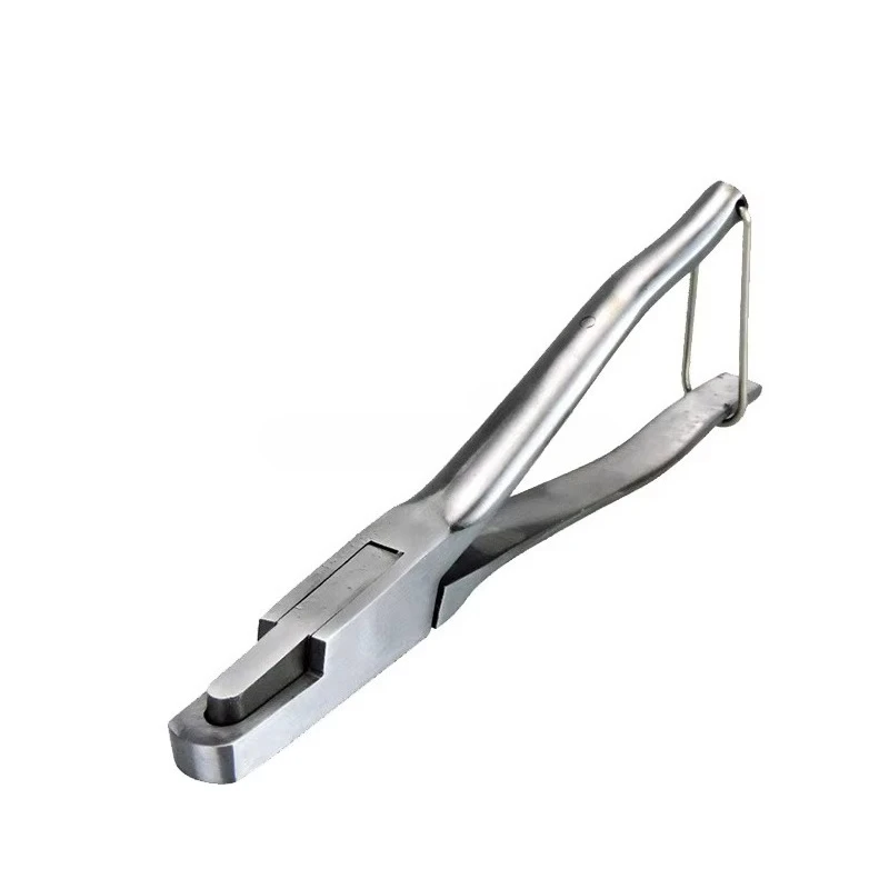 Stainless Steel Pig Ear Tag Hole Pliers U/v Shape Pig Ear Cutting Machine