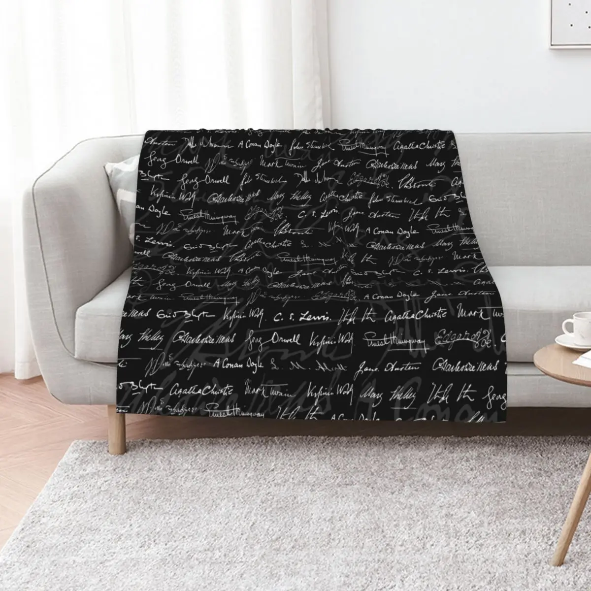

Literary Giants Pattern Throw Blanket Soft Big Beach christmas gifts For Sofa Thin Blankets