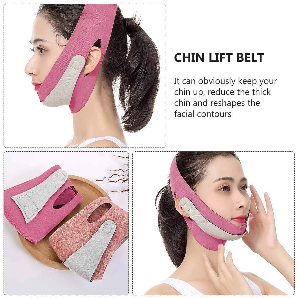 شريط رفع على شكل حرف V لفرقة تجميل الوجه لرفع الذقن وحزام مخفض الذقن المزدوج وحزام أدوات التخسيس #2