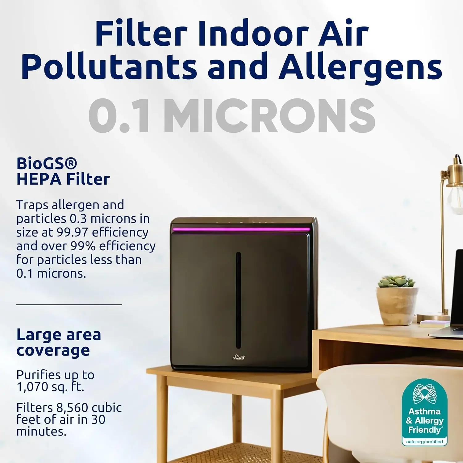 White Odor Remover HEPA Filter Fits Rabbit Air A3 SPA 1000N Air Purifier Remove Home Cooking Odors Smoke VOCs Pet Dander Dust Ultra Quiet Replacement Filter