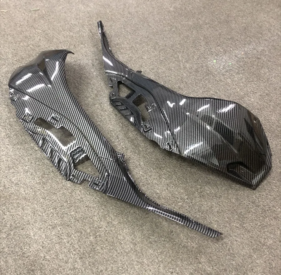 For BMW S1000RR S 1000RR 2019 2020 2021 2022 2023 ABS Fuel Tank Gas Side Trim Cover Fairing Hydro Dipped Carbon Fiber Finish