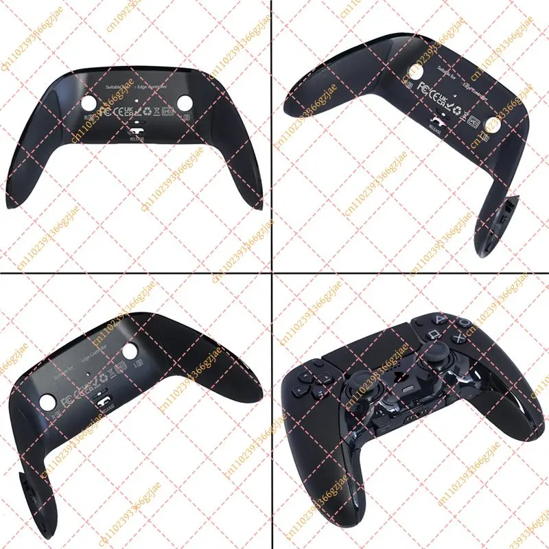 FY XB-For PS5 Edge Wireless Controller Front Back Clip Replacement Top Bottom Decorative Trim Shell For PS5 Edge