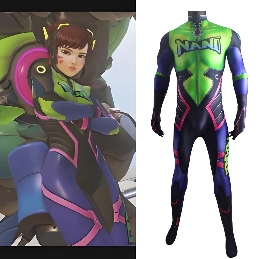 game-overwatch-cosplay-nano-cola-dva-costume-3d-printed-zentai-outfits-spandex-bodysuit-halloween-costume-for-adult-kids