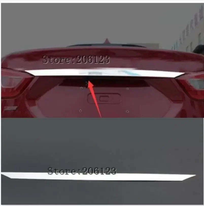 

For Chevrolet Cruze 2017 2018 Sedan Stainless Steel Chrome Rear Tail Trunk Lid Molding Cover Trim 1pcs Car Styling Accessories!