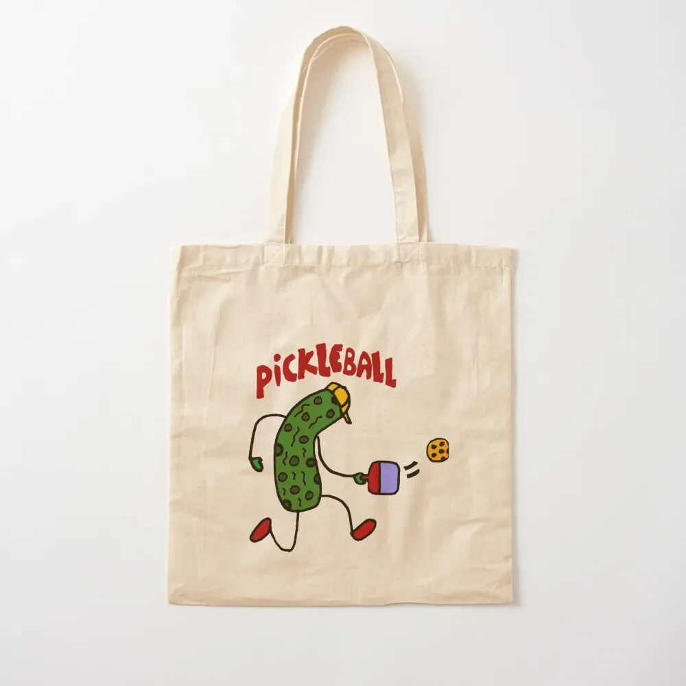 

Funny Pickle Playing Pickleball Tote Bag Women's beach bags Shopper bag Tote Bag