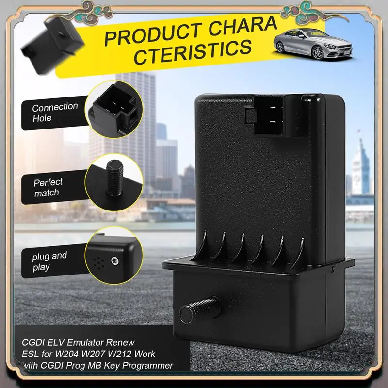 

Reliable-CGDI ELV Emulator Renew ESL For Benz W204 W207 W212 Work With CGDI Prog MB Key Programmer