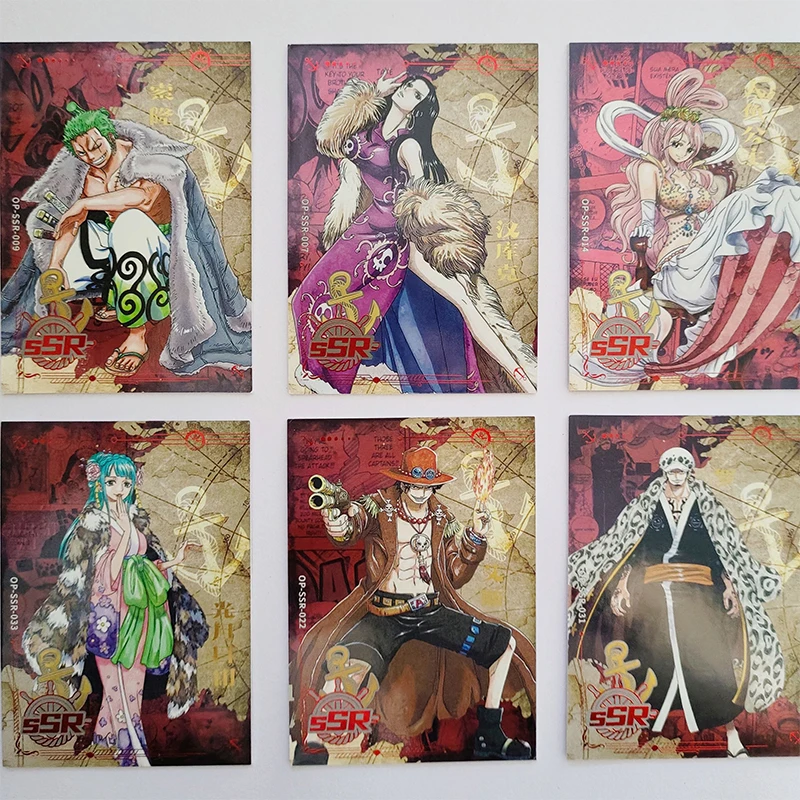 Kabago One Piece ZR HR Card Anime Characters Portgas D Ace Marco Rare Collection Card Christmas Birthday Gift Game Toys