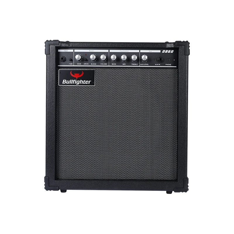 60W Electric Bass Guitar Amplifier DB60 10‑Inch Speaker Musical Instrument Amp For Bass Practice Performance