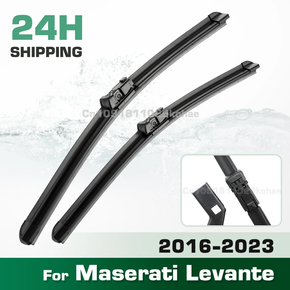 

GREATROAD Wiper LHD&RHD Front Wiper Blades Set For Maserati Levante 2016 - 2023 Windshield Windscreen Window Brush 26"+18"
