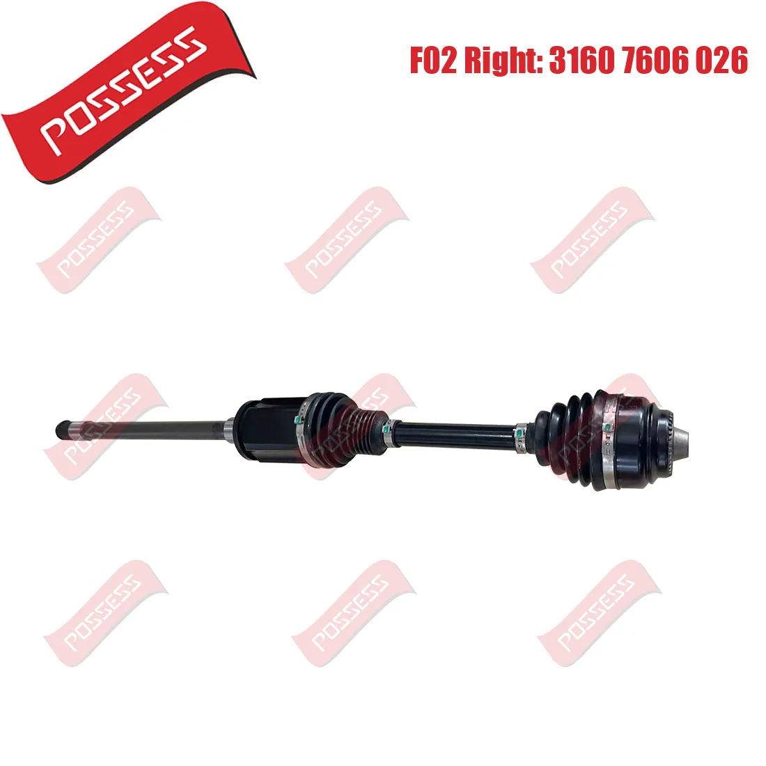 Front Axle Left And Right Drive Shaft Assembly With Constant Velocity Universal Joint For BMW 7 Series F01 F02 F03 F04 xDrive