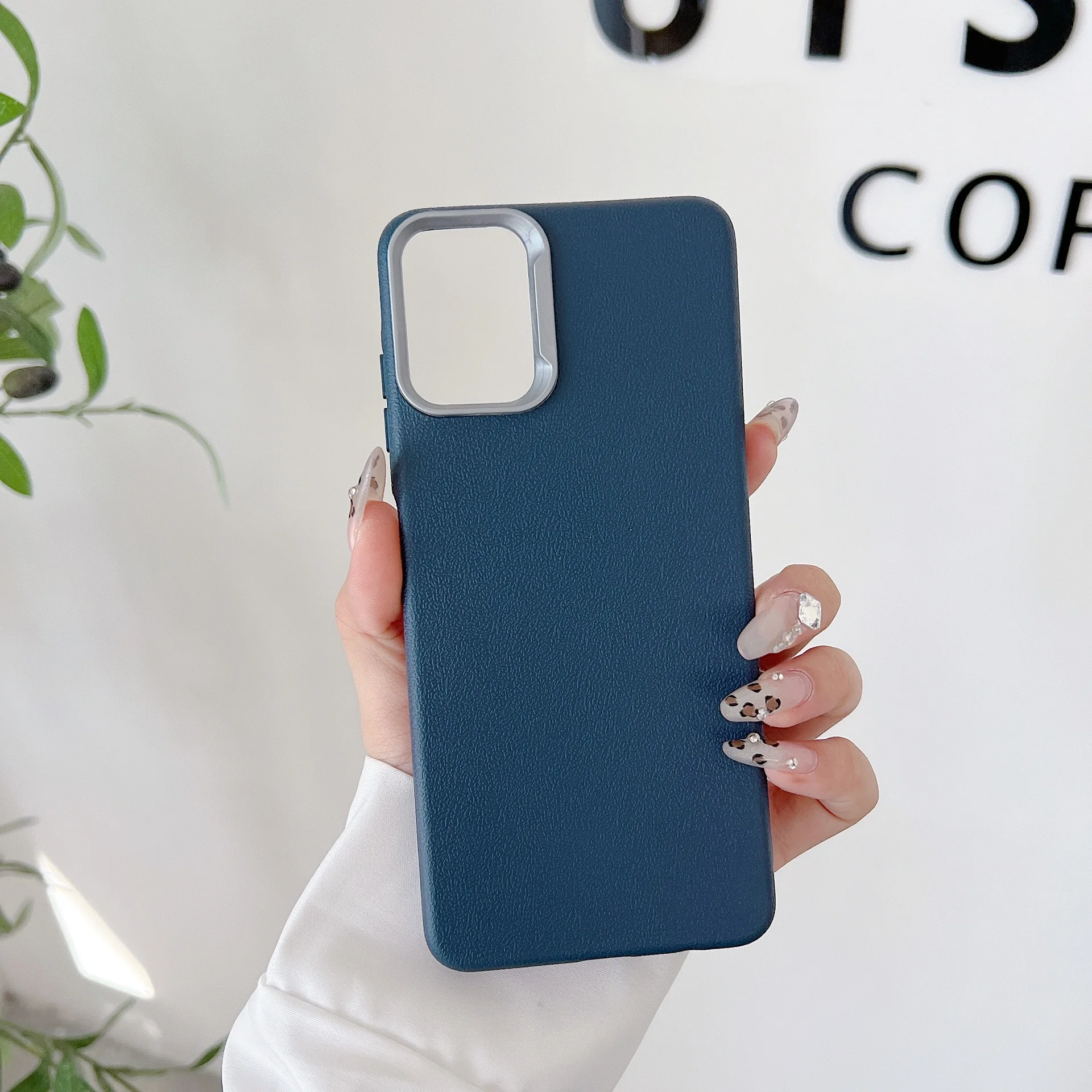 Für Galaxy S26 Leder-Muster Handyhülle, Einfarbige Rutschfeste A17, A36 TPU Handy-Schutzhülle – Detail 9