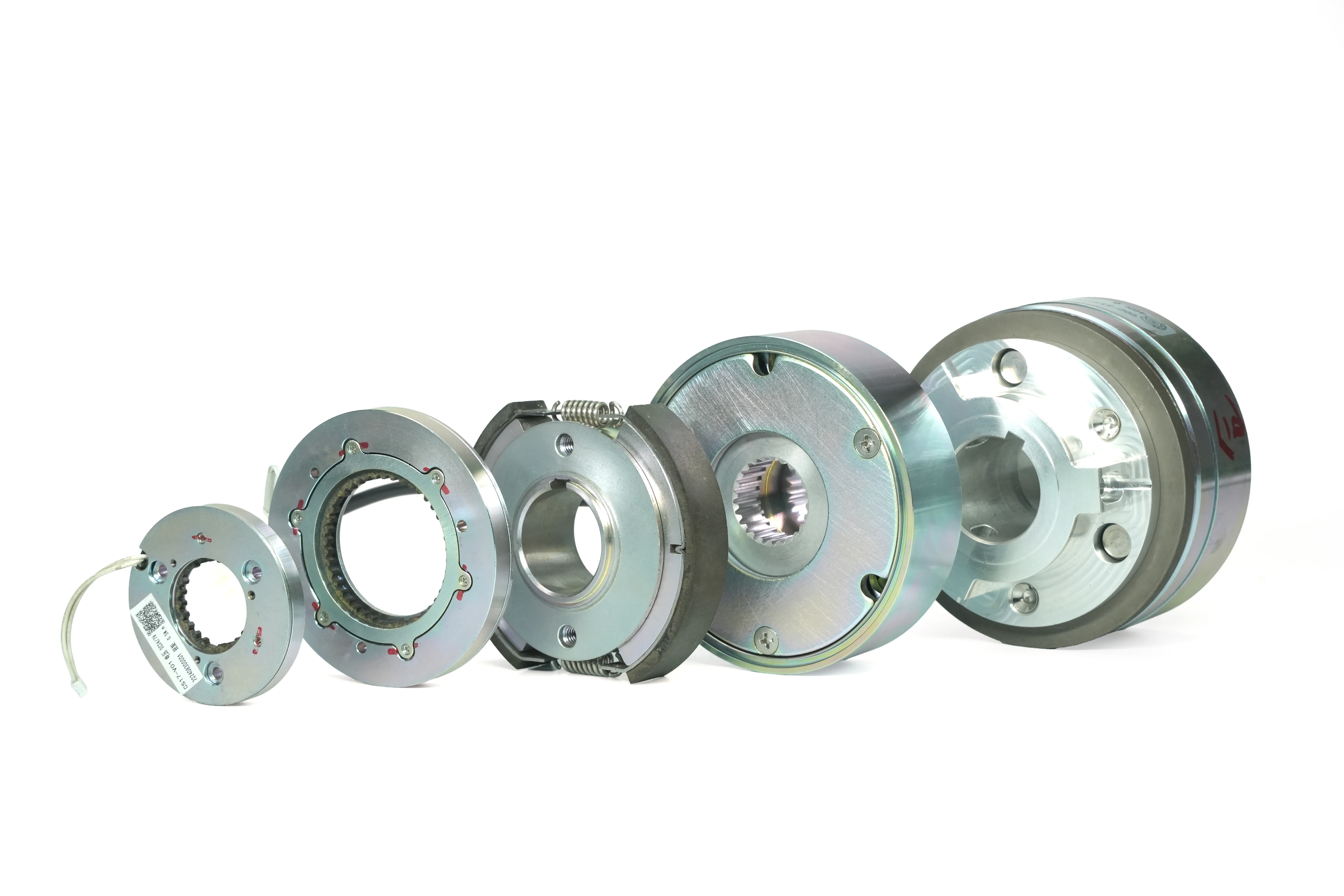 Industrial disc brakes with bearing metal housing CE certified mechanical magnetic brakes