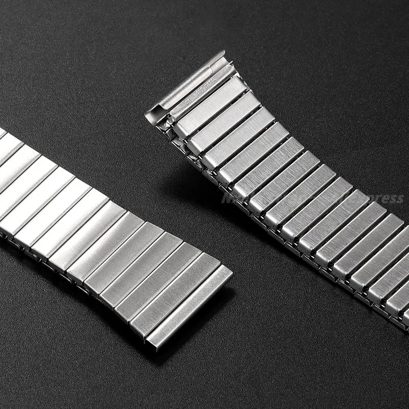 22mm Stainless Steel Elastic Stretch Strap for Huawei for Samsung Galaxy Watch Band Metal Expansion Wristband Universal Bracelet