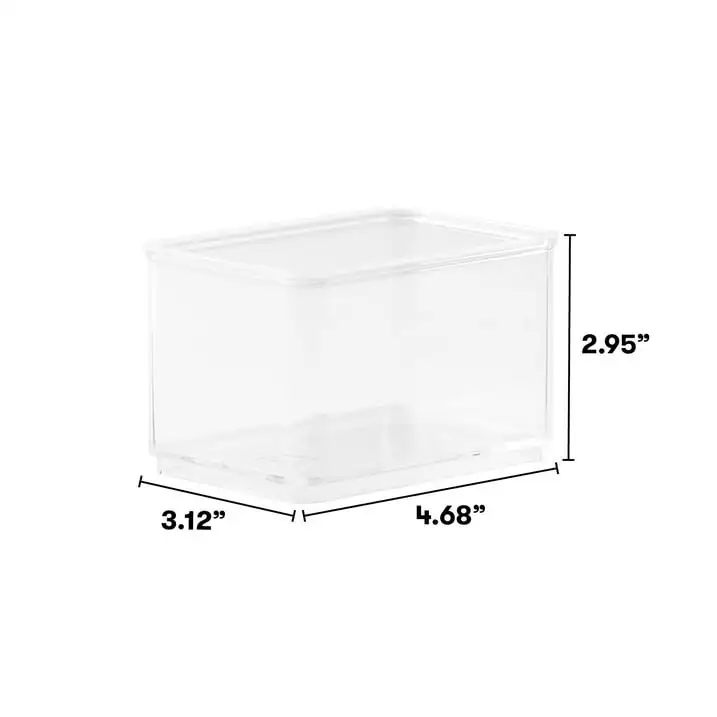 The Home Edit 8 Piece Multipurpose Edit, Plastic Storage Organizing System, Clear