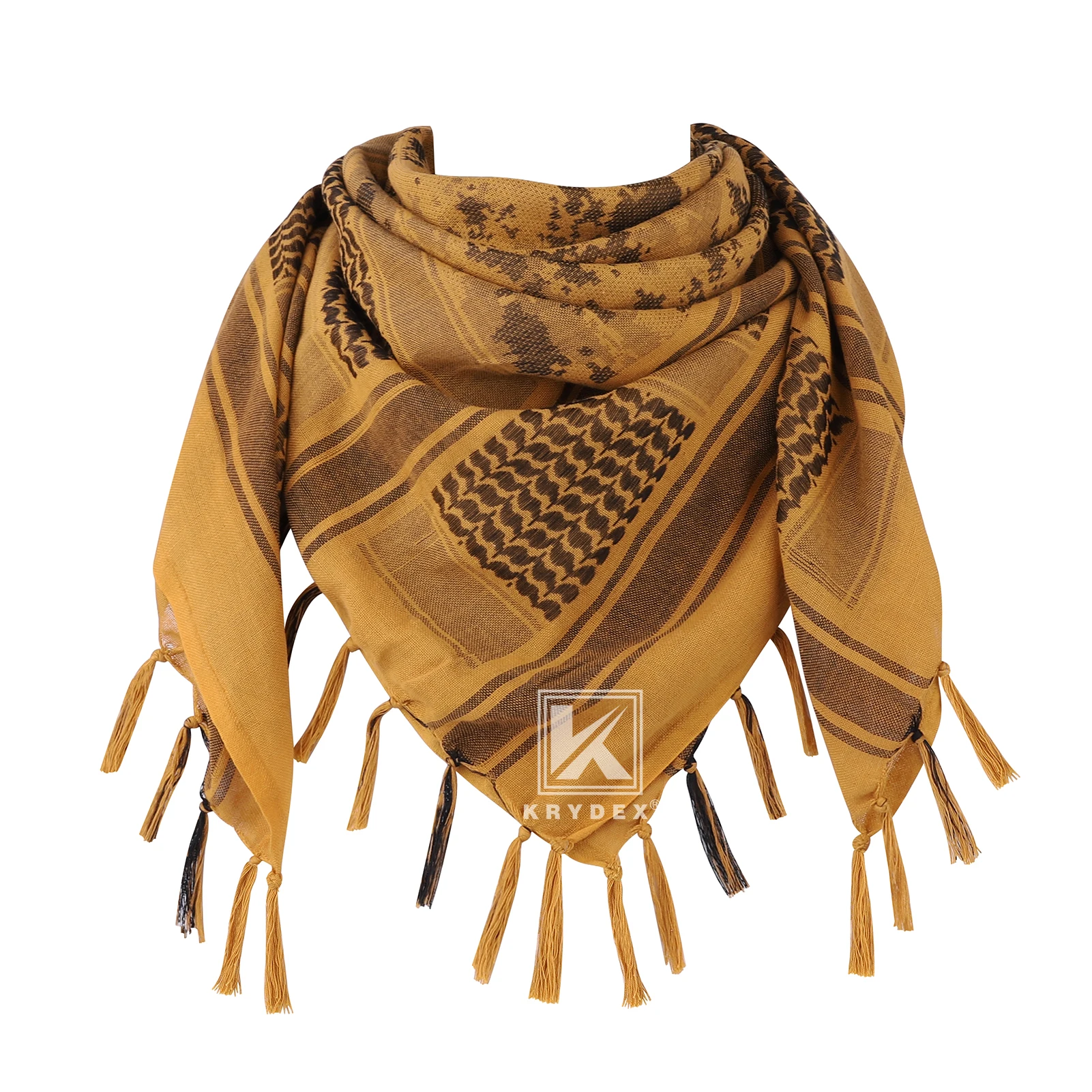 KRYDEX Keffiyeh táctica de algodón para cuello y cabeza - imagen 2