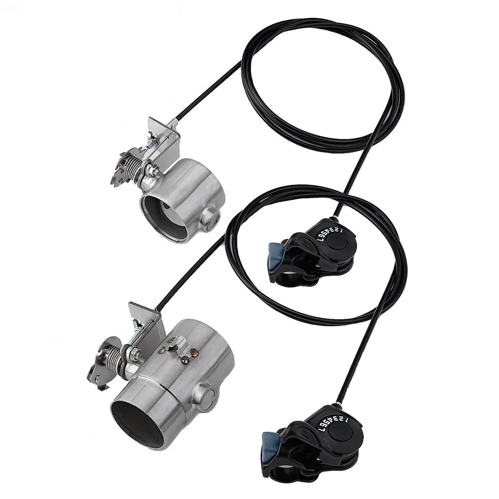 slip on 51mm the second generation Motorcycle Exhaust Pipe System Locomotive Sound Modified with Gear adjustment switQK