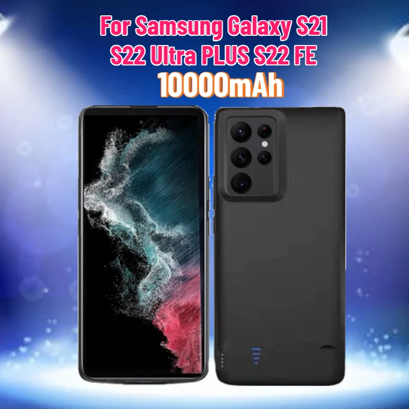 

Smart Battery Charger Case for Samsung Galaxy S21 S22 Ultra PLUS S22 FE Power Bank Portable Rechargeable 10000mAh