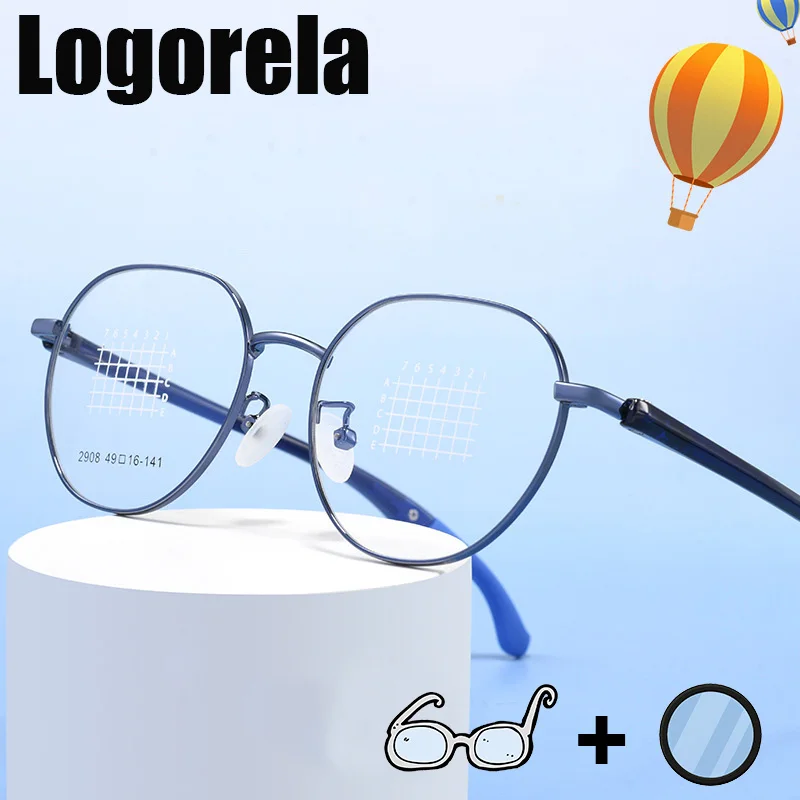 

Logorela 2908 Детская оправа для мальчиков и девочек, детские очки, гибкие качественные защитные очки, коррекция зрения