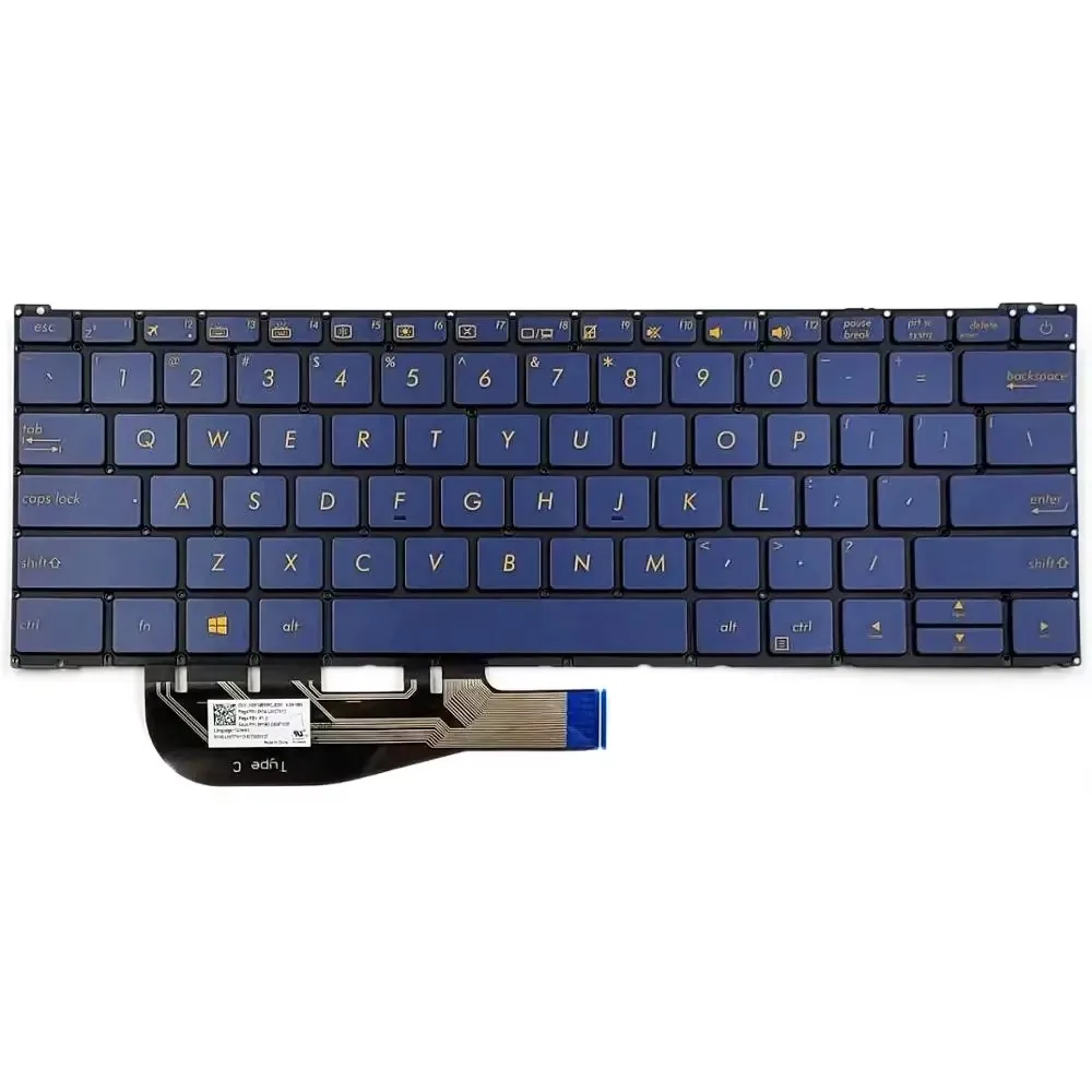 

Клавиатура для Asus ZenBook UX390 UX390CA UX390U UX390UA UX390UA-DH51 UX390UAK ASM16B9 с подсветкой, раскладка США