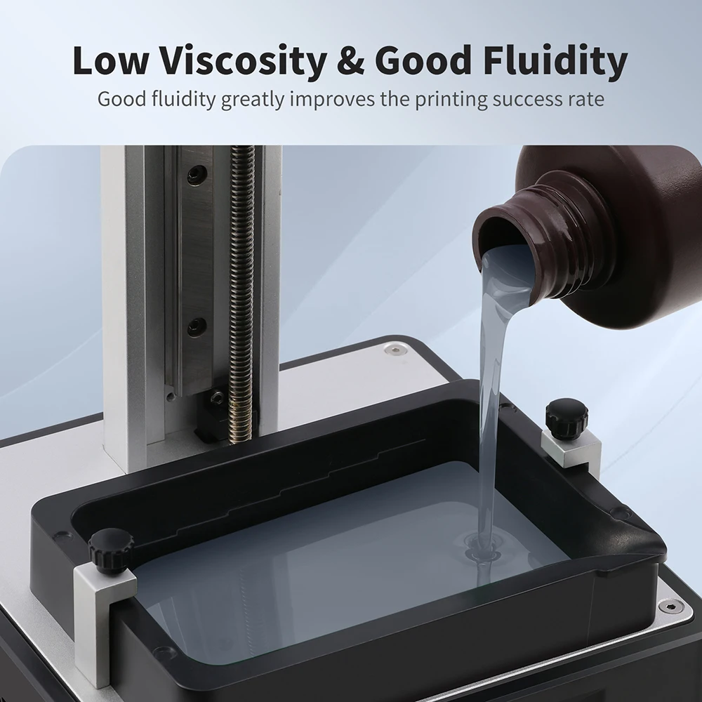 ANYCUBIC-resina lavable al agua para impresora 3D LCD, Material de impresión de fotopolímero líquido, preventa, 405nm, 4 unidades por lote