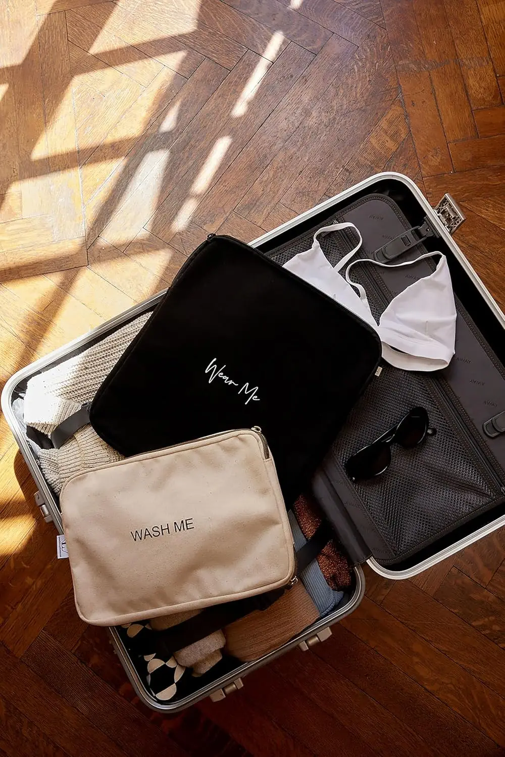 حقيبة غسيل للسفر على الوجهين ومكعب التعبئة لتنظيم الملابس على الرحلات #6