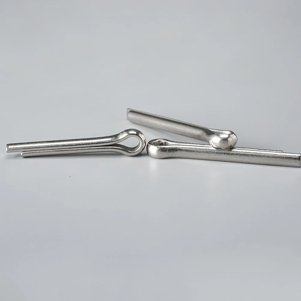 

150Pcs Split Cotter Stainless Steel Spring Pins Durable Mechanical Hitch Fastening Pins Smooth Surface Industrial
