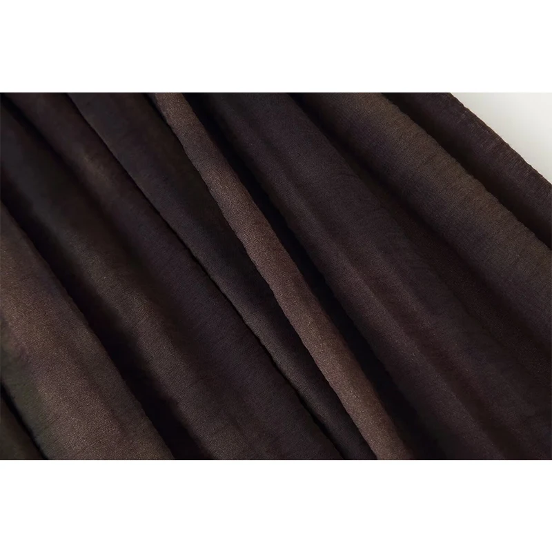 Faldas largas plisadas elegantes para mujer, moda 2025, nuevo con cinturón, falda Midi Vintage, faldas informales de calle alta para vacaciones