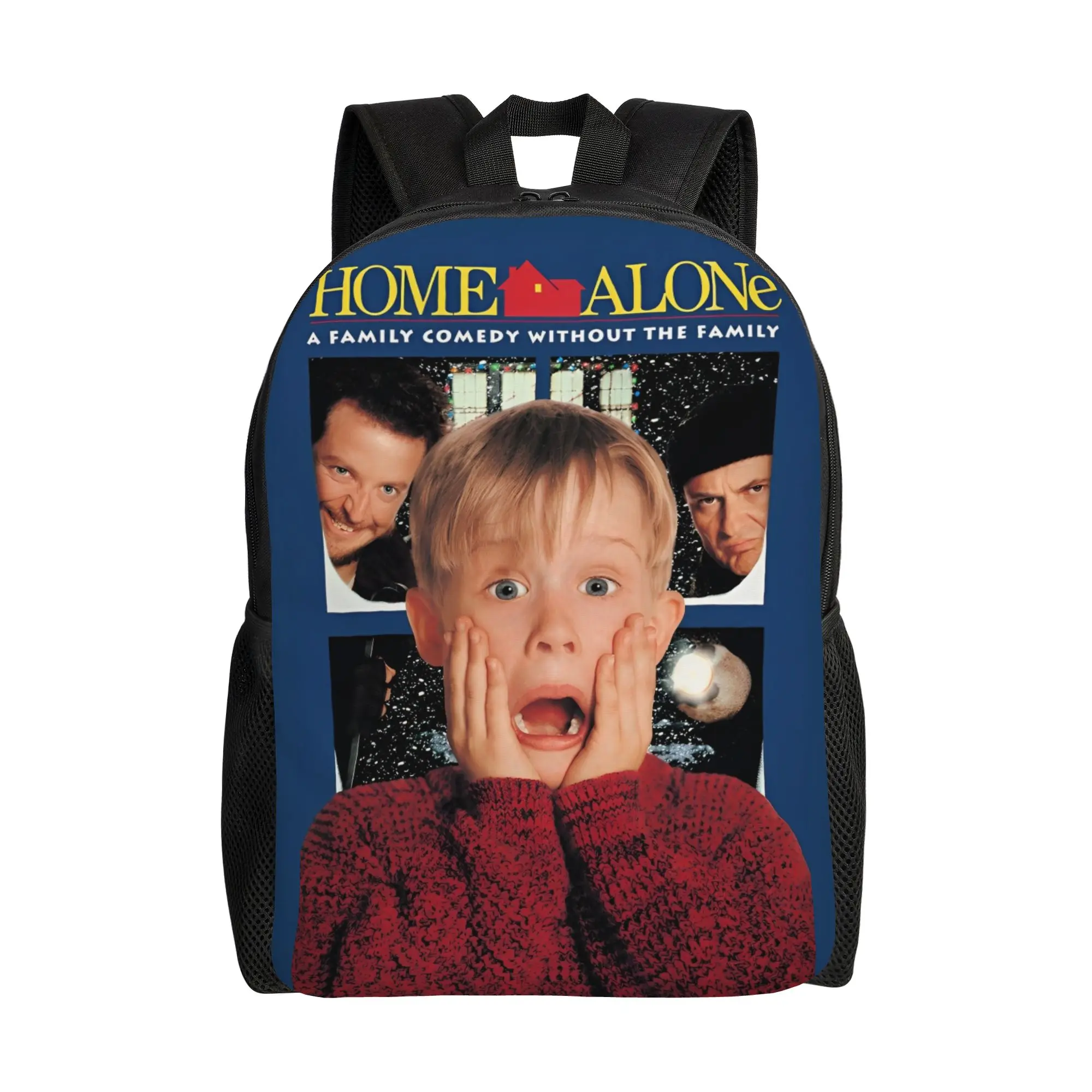 

Рюкзак Home Alone Macaulay Culkin для мужчин и женщин, модный студенческий рабочий рюкзак, сумка для ноутбука Kevin Comedy, прочная сумка через плечо