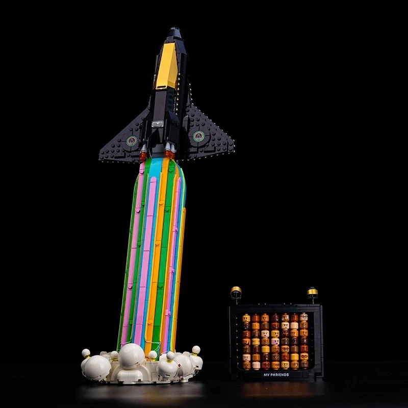 مجموعة إضاءة LED بدون نموذج مناسبة لـ LEGO فوق القمر مع Pharrell Williams 10391 (باستثناء مكعبات البناء) #3