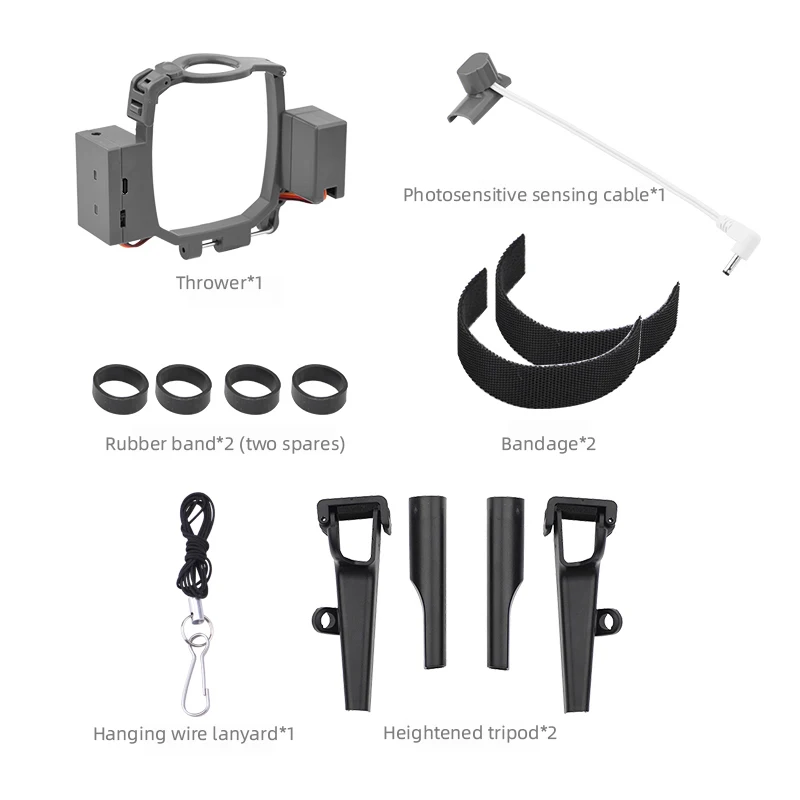 Airdrop System for DJI Mavic 3/2 Pro Zoom AIR 2 Mini 2/Mini 3 Drone Fishing Bait Wedding Ring Gift Deliver Life Rescue Thrower