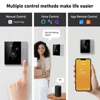 Thermostat WiFi Tuya pour maison intelligente, régulateur de température pour chaudière/chauffage électrique/sol, compatible avec Alice Alexa Google 2