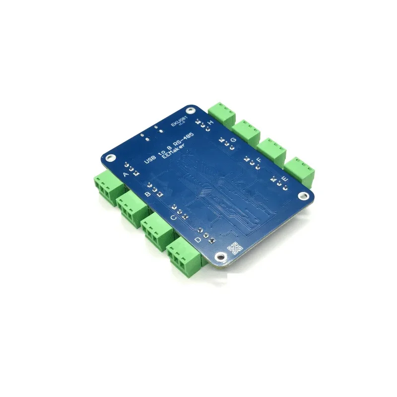 Picture 6: Type-C USB to 8-channel RS485 Serial Converter CH348 Chip Channel Short