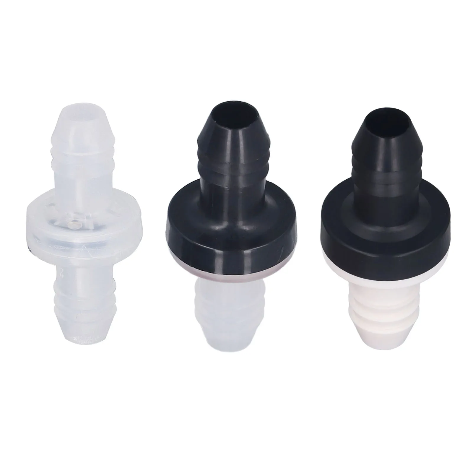 Check Valve Plastic Non Return 1 Way Inline Valve for Liquid and Gas 3/8inch 10MM Interface Diameter Non Return Check Valve