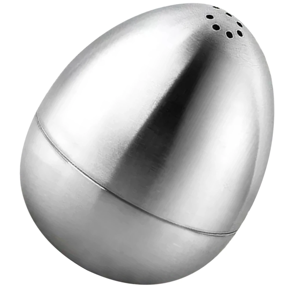 

Egg Shaped Box Stainless Steel Seasoning Jars Seasoning Jars Clear Salt Pepper Container Kitchen Storage ganizer