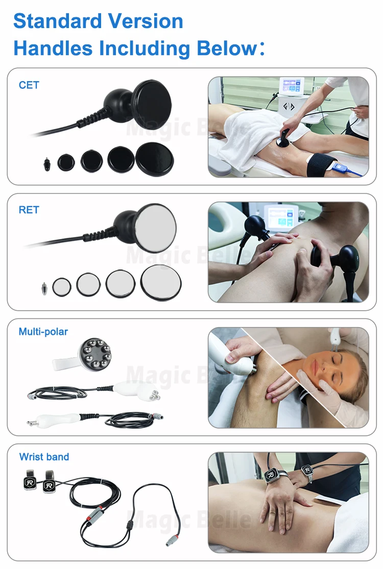 Machine de bibliothèque intelligente Magicbelle Tecar, pour lifting du visage, soulagement de la douleur, équipement de physiothérapie à usage domestique, technologie Cet Ret