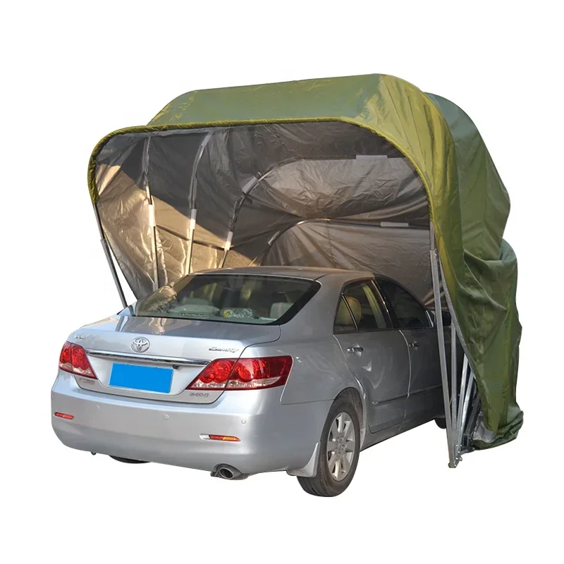 Custom Stainless Steel Retractable Outdoor Car Shelter Tent Portable Car Folding Garage Automatic Prefab Car Garage