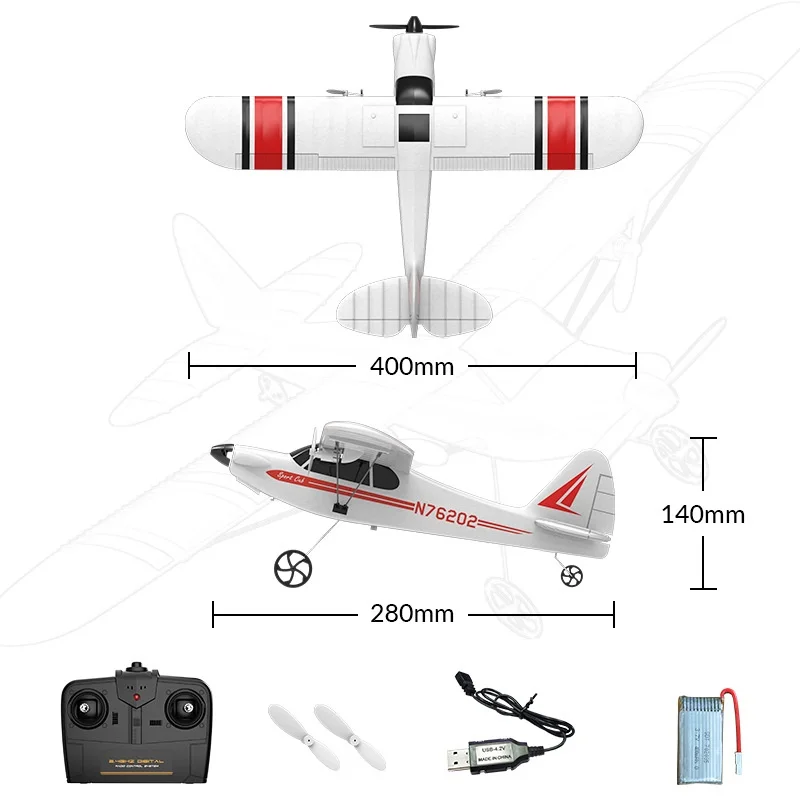 

Orans Remote Control Aircraft Introductory Exercise Two-channel Fixed-wing Fighter Instructor Captain Endurance Toy