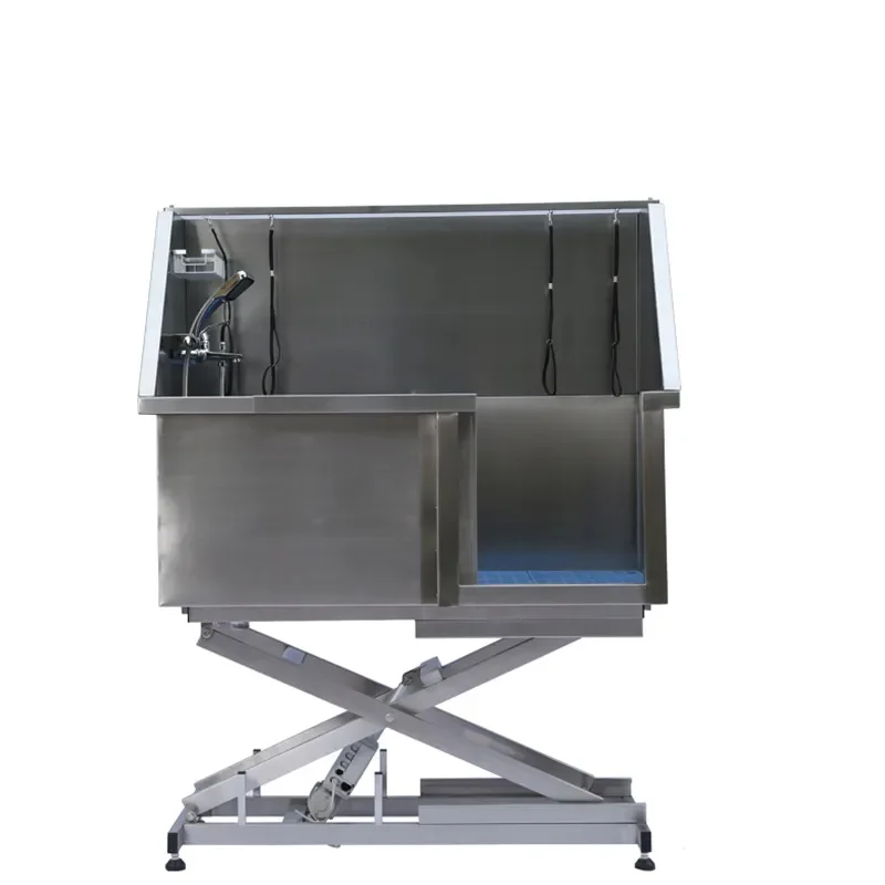 

Longermay Stainless Steel Electric Lift Pet Bathtub Hydro Bath Dog Bathtub Pet Bathtub Dog Grooming Bath Washing Station