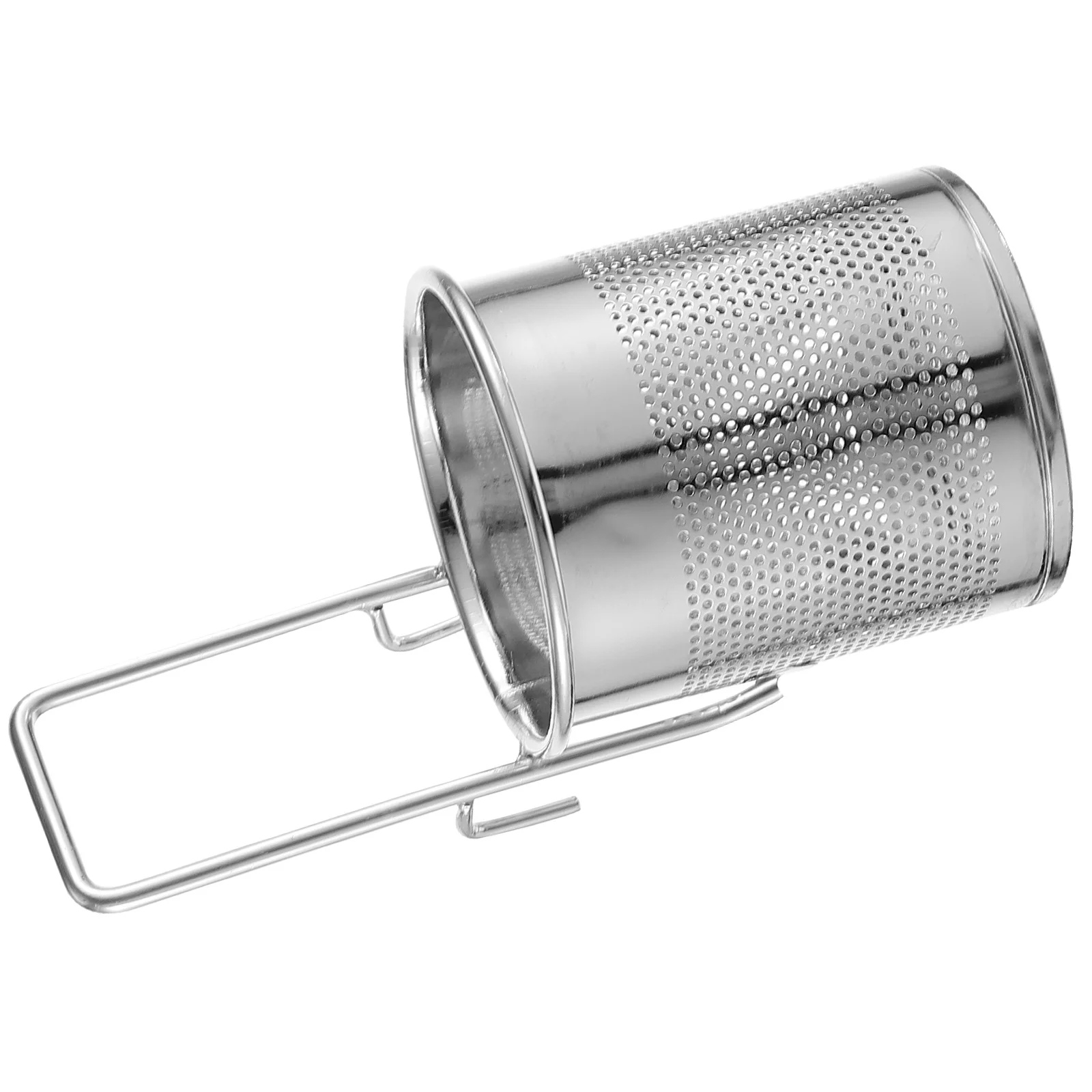 

1Pcs Hot-Pot Hanging Basket Simple Design Practical Use for Home and Restaurant Easy to Clean and Hang Stainless Steel